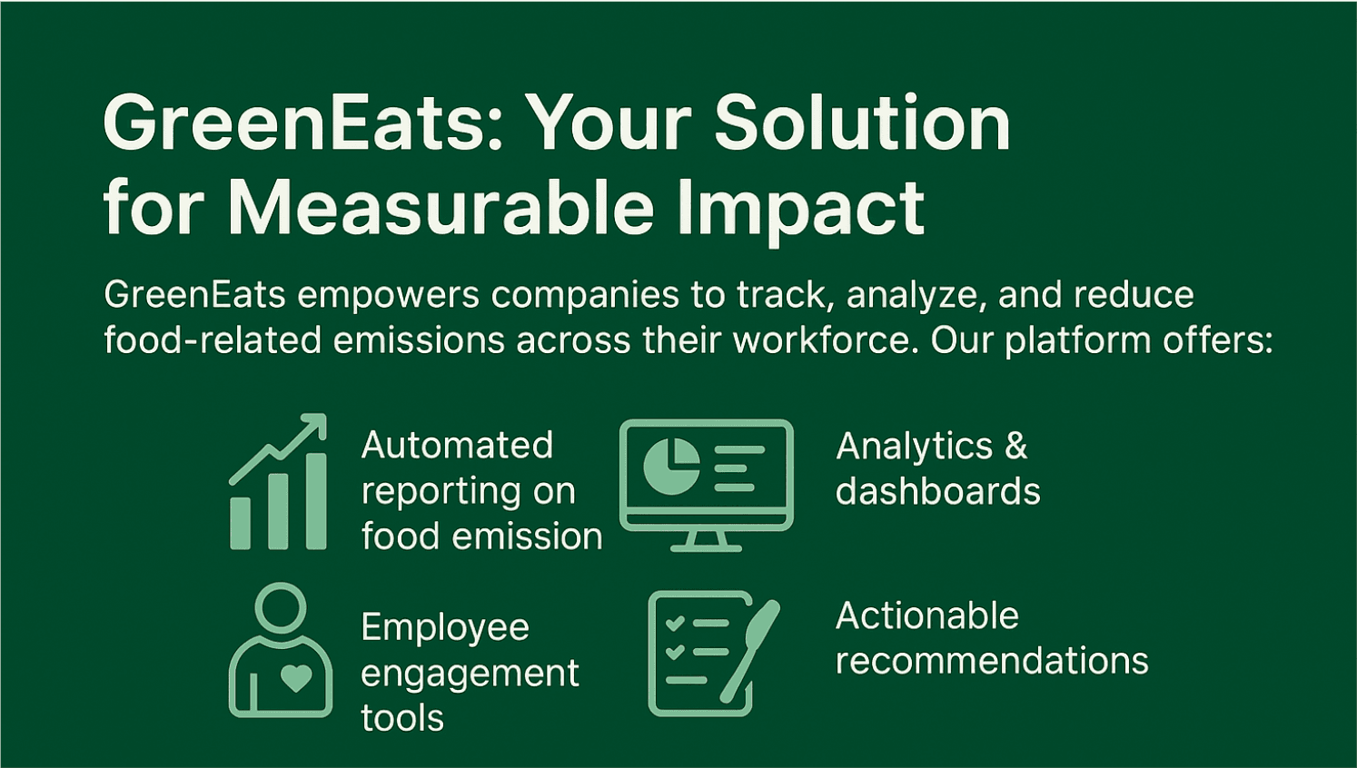 GreenEats Solution Overview